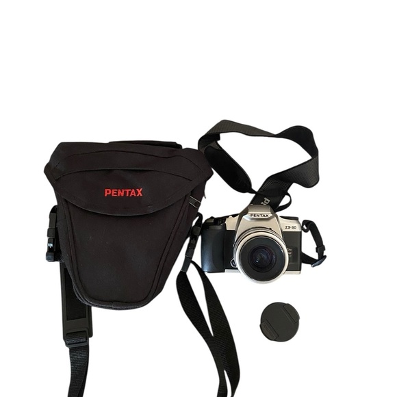 Pentax ZX-30 Black Silver Digital Camera upgraded
w/ Zx30QD kit ppw case gift - Picture 1 of 13